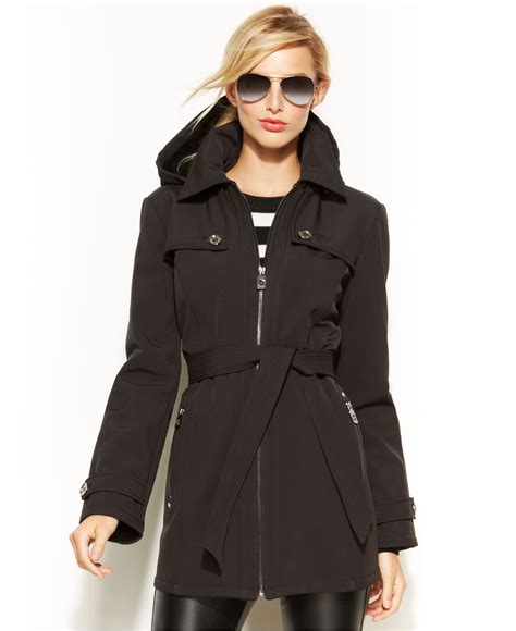 michael kors hooded coat